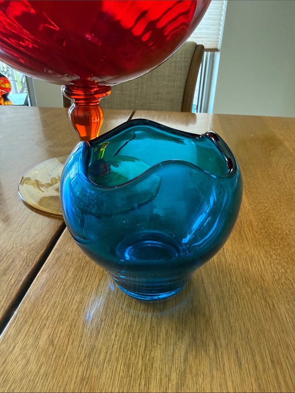 Viking Glass “Bluenique” vase